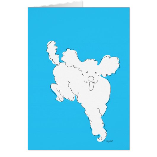 ブルードッグシッターサンキューカード (正面)