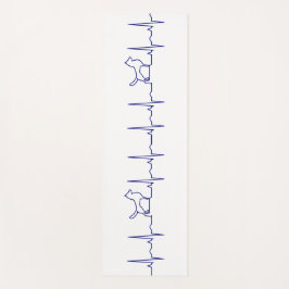 ブルードッグハートビートヨガマット ヨガマット