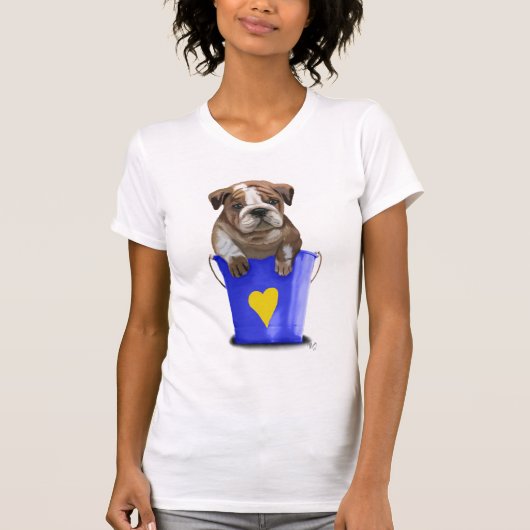ブルードッグバケットのラブブルー Tシャツ (正面)