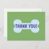 ブルードッグボーンありがとうはがき ポストカード (正面/裏面)