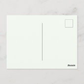 ブルードッグボーンありがとうはがき ポストカード (裏面)