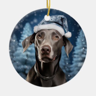 ブルードッグレースのようクリスマス記念品 セラミックオーナメント