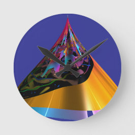 ブルードッグ ラウンド壁時計