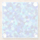 ブルードットガラスコースター ガラスコースター (裏面)