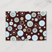 ブルードットベビーシャワーブック挿入リクエストカード エンクロージャーカード (裏面)