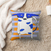 ブルードット犬 クッション (ブランケット)