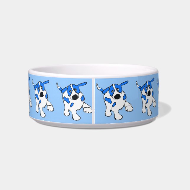 ブルードット犬 ボウル (裏面)