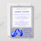 ブルードライデルソンパーティーにハヌッカドレディルスイン 招待状 (正面)