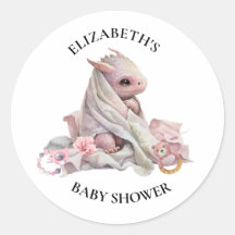 ブルードラゴンウォーターカラーベビーシャワー