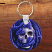 ブルードラゴンスカル キーホルダー (正面)