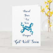 ブルードラゴンズのダンスが上手く踊る カード (黄色い花)