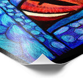 ブルードラゴンズアイバイキャロルゼック フォトプリント            (角)