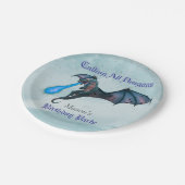 ブルードラゴンバースデーパーティー ペーパープレート (アングル)