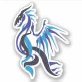 ブルードラゴンファイヤー シール (正面)