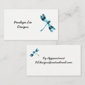 ブルードラゴンフライのミニマリスト 名刺 (正面/裏面)