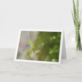 ブルードラゴンフライオンステムポートレート カード (正面)