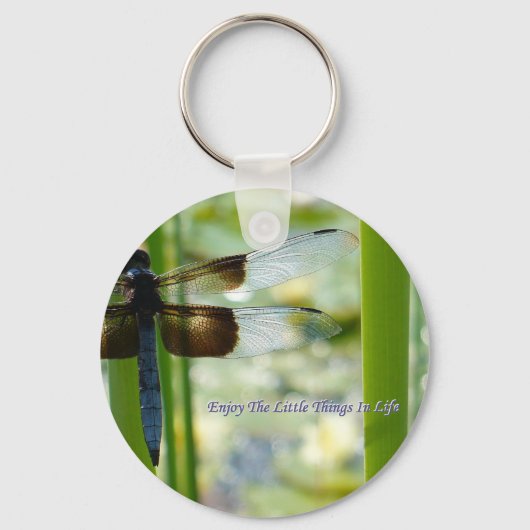 ブルードラゴンフライキーチェーン キーホルダー (正面)