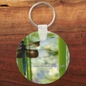 ブルードラゴンフライキーチェーン キーホルダー (正面)