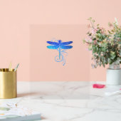 ブルードラゴンフライシャツウォーターカラーアートダンセルフライイン アクリルサイン (ウェディング)