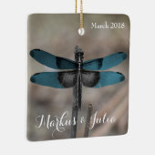 ブルードラゴンフライセラミックオーナメント セラミックオーナメント (右)