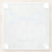 ブルードラゴンフライダマスク ガラスコースター (裏面)