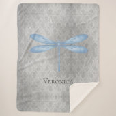 ブルードラゴンフライダマスク シェルパブランケット (正面)