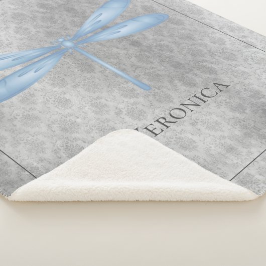 ブルードラゴンフライダマスク シェルパブランケット (3/4)