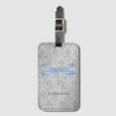 ブルードラゴンフライダマスク ラゲッジタグ (正面縦)