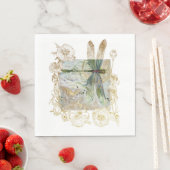 ブルードラゴンフライナプキン スタンダードランチョンナプキン (インサイチュ)