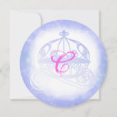 ブルードラゴンフライピンクキンセニェラ招待状 招待状 (裏面)