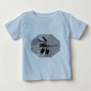 ブルードラゴンフライ乳児Tシャツ ベビーTシャツ