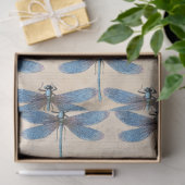 ブルードラゴンフライ家具デクページ紙 薄葉紙 (ギフト)