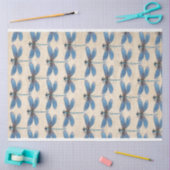 ブルードラゴンフライ家具デクページ紙 薄葉紙 (クラフト)