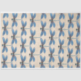 ブルードラゴンフライ家具デクページ紙 薄葉紙