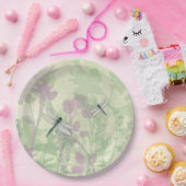 ブルードラゴンフライ紙プレート ペーパープレート (パーティー)