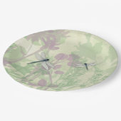 ブルードラゴンフライ紙プレート ペーパープレート (アングル)