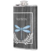 ブルードラゴンフライ素朴フラスコ フラスク (左)