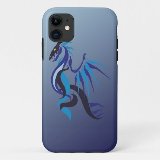 ブルードラゴンフレーム Case-Mate iPhoneケース (裏面)