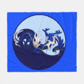 ブルードラゴンブランケット フリースブランケット (正面(横))