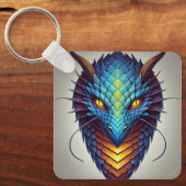 ブルードラゴンヘッド キーホルダー (正面)