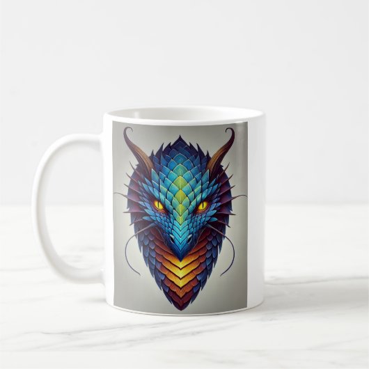 ブルードラゴンヘッド コーヒーマグカップ (左)