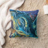 ブルードラゴンライダー クッション (ブランケット)