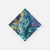 ブルードラゴンライダー スタンダードカクテルナプキン (角)