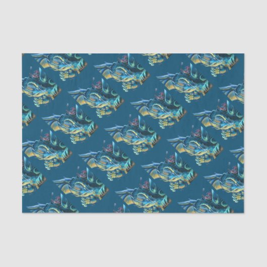 ブルードラゴンライダー 薄葉紙 (正面)