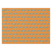 ブルードラゴン中国のCCのダンス テーブルクロス (正面(横))