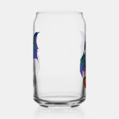 ブルードラゴン日が差すことギターミュージック ガラス缶 (左)