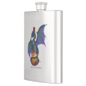 ブルードラゴン日が差すことギターミュージック フラスク (左)
