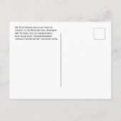 ブルードラゴン溶岩の流れ、月のクレーター ポストカード (裏面)