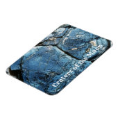 ブルードラゴン溶岩の流れ、月のクレーター マグネット (左側)