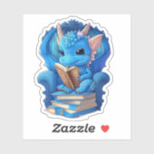 ブルードラゴン読のステッカー シール (シート)